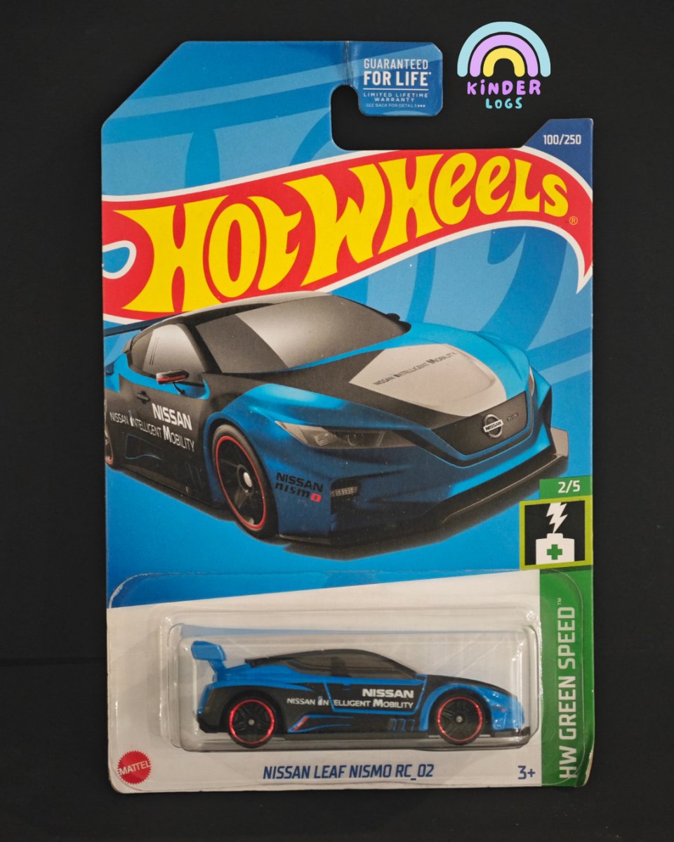 Hot Wheels Nissan Leaf Nismo RC 02 (Blue) - Kinder Logs