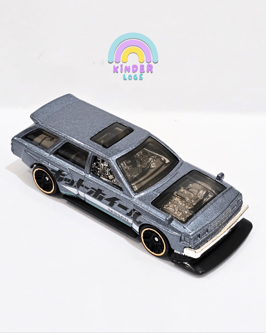 Hot Wheels Nissan Maxima Drift Car - Greyish Blue (Uncarded) - Kinder Logs