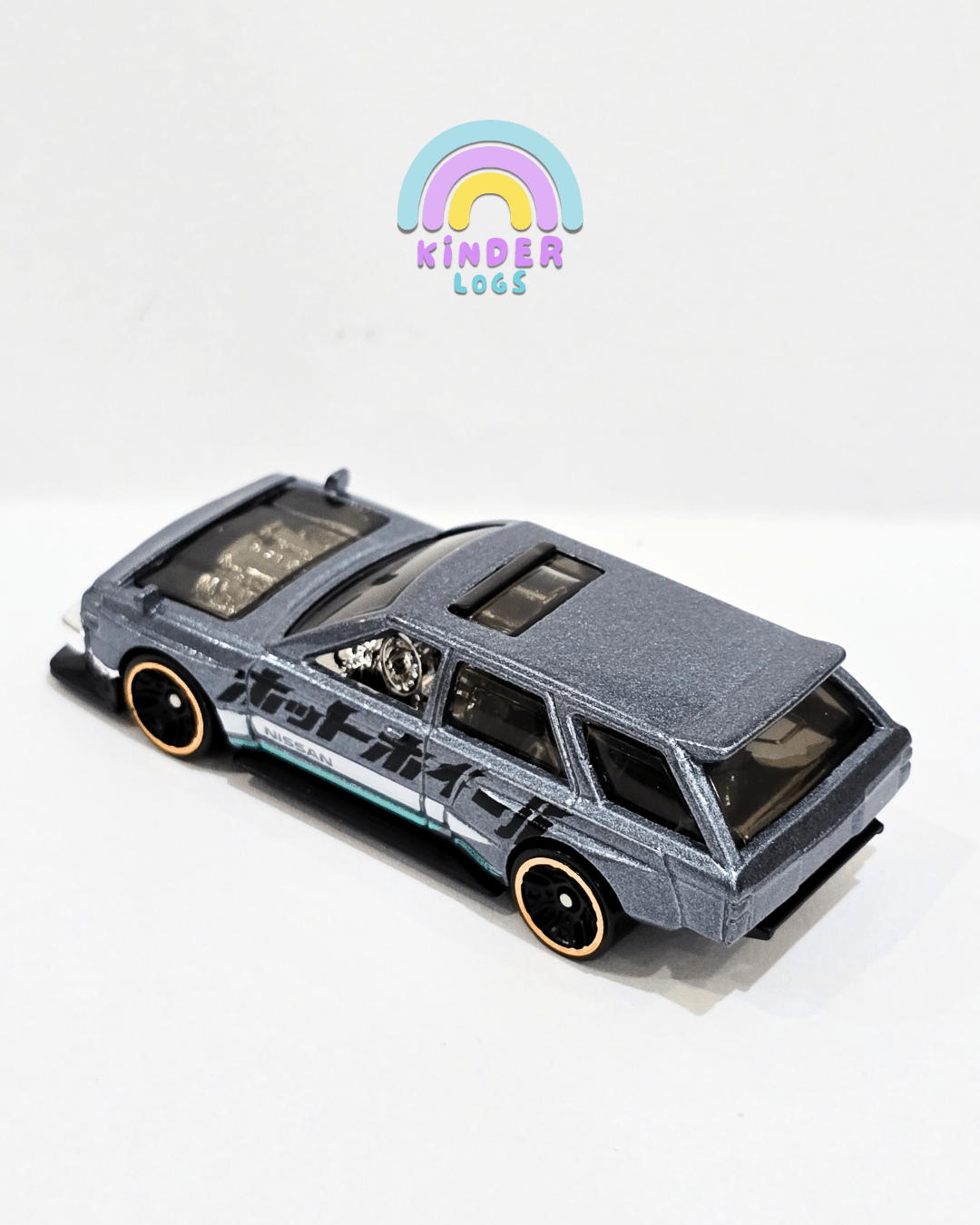 Hot Wheels Nissan Maxima Drift Car - Greyish Blue (Uncarded) - Kinder Logs