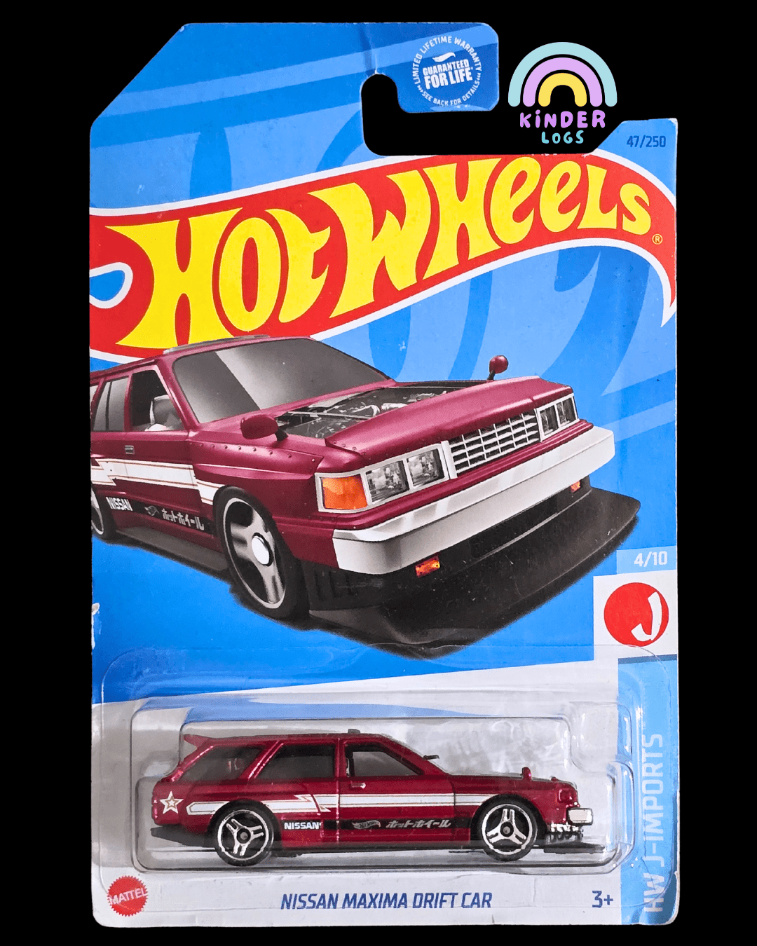 Hot Wheels Nissan Maxima Drift Car (Imported) - Kinder Logs