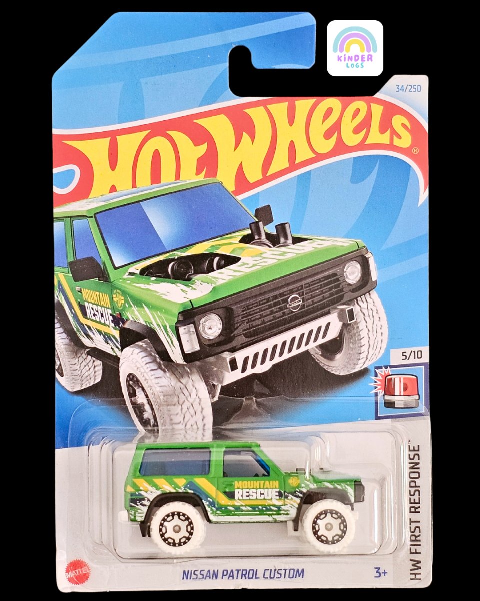 Hot Wheels Nissan Patrol Custom - First Response - Kinder Logs