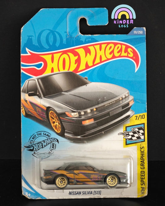 Hot Wheels Nissan Silvia S13 (Rare Car) - Kinder Logs