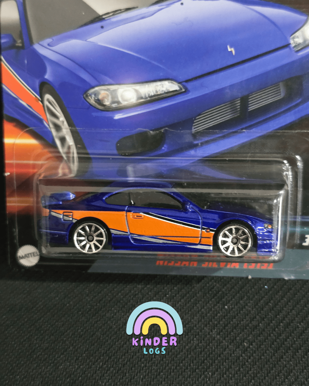 Hot Wheels Nissan Silvia S15 "Mona Lisa" - Fast & Furious Tokyo Drift - Kinder Logs