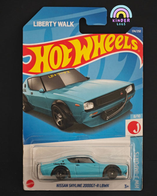 Hot Wheels Nissan Skyline 2000 GTR Liberty Walk - Kinder Logs