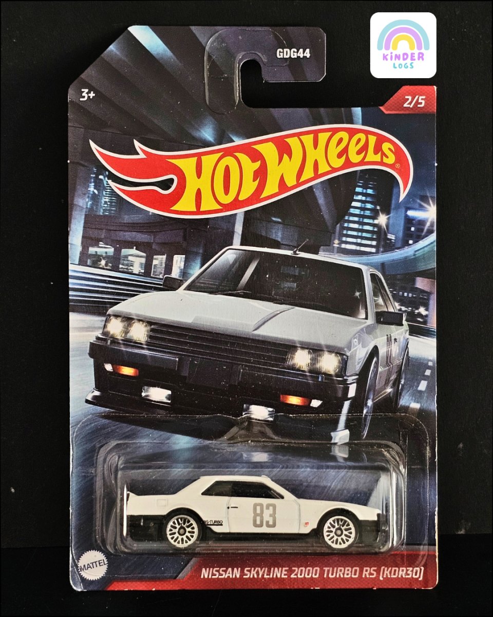 Hot Wheels Nissan Skyline 2000 Turbo RS (KDR30) - Kinder Logs