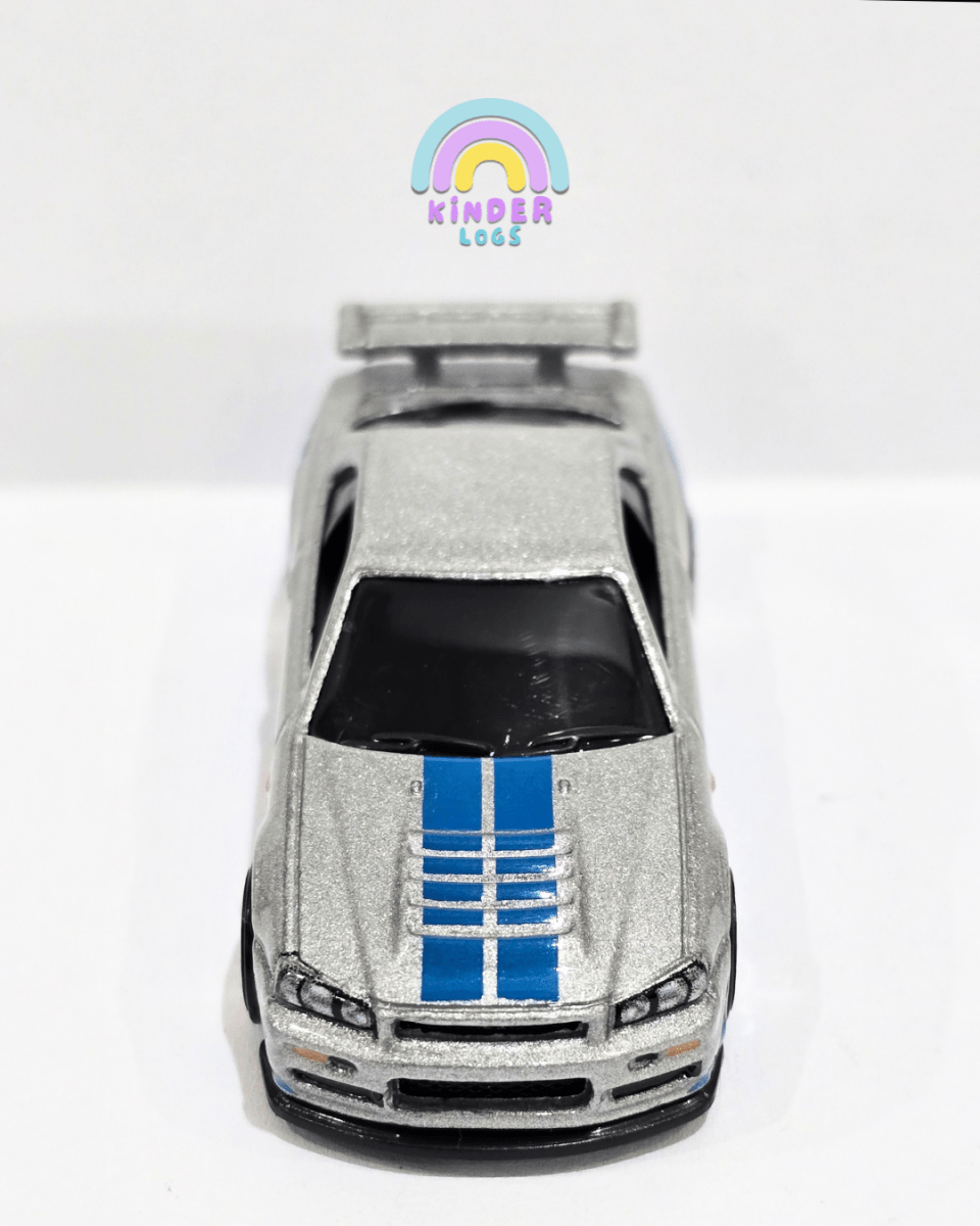 Hot Wheels Nissan Skyline GT - R (R34) - Fast & Furious (Uncarded) - Kinder Logs