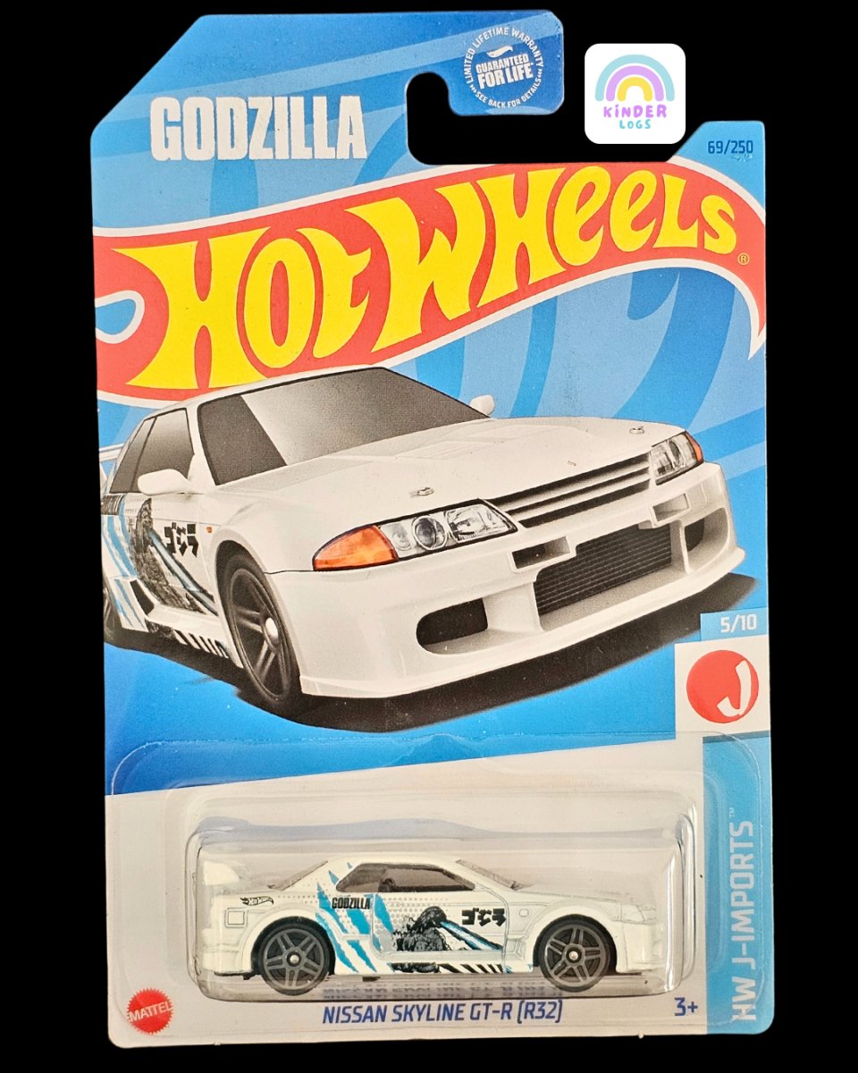 Hot Wheels Nissan Skyline GTR R32 GODZILLA - Kinder Logs
