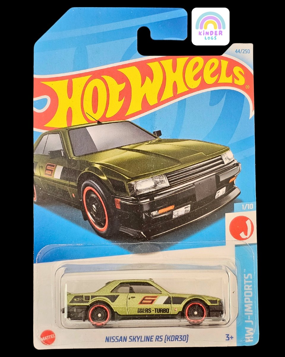 Hot Wheels Nissan Skyline RS (KDR30) - Green Color - Kinder Logs