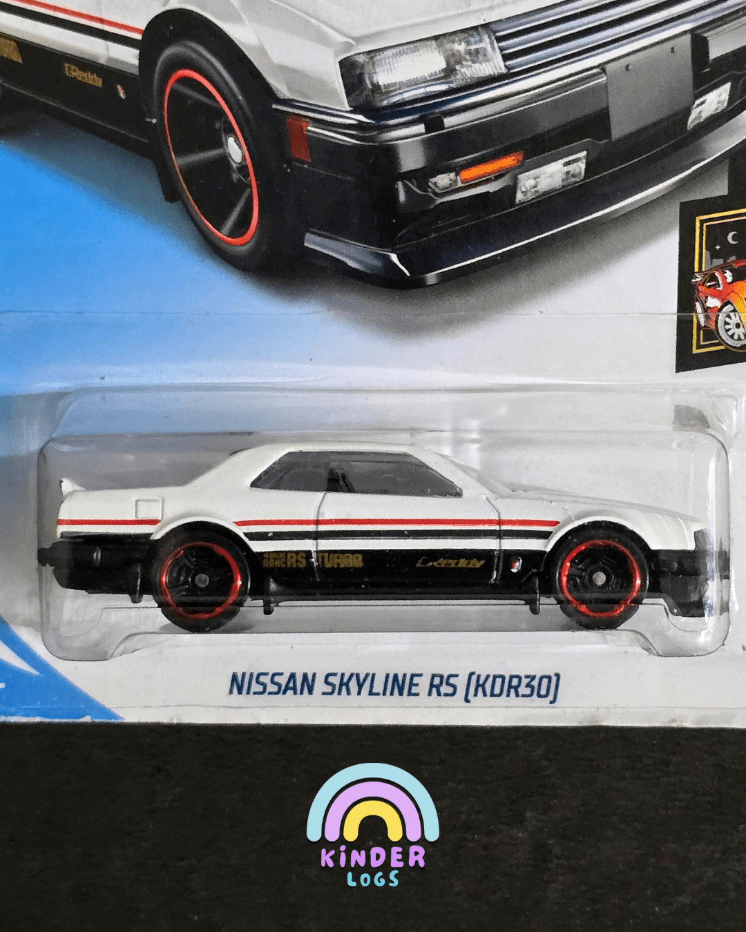 Hot Wheels Nissan Skyline RS (KDR30) - Nightburnerz (Imported) - Kinder Logs