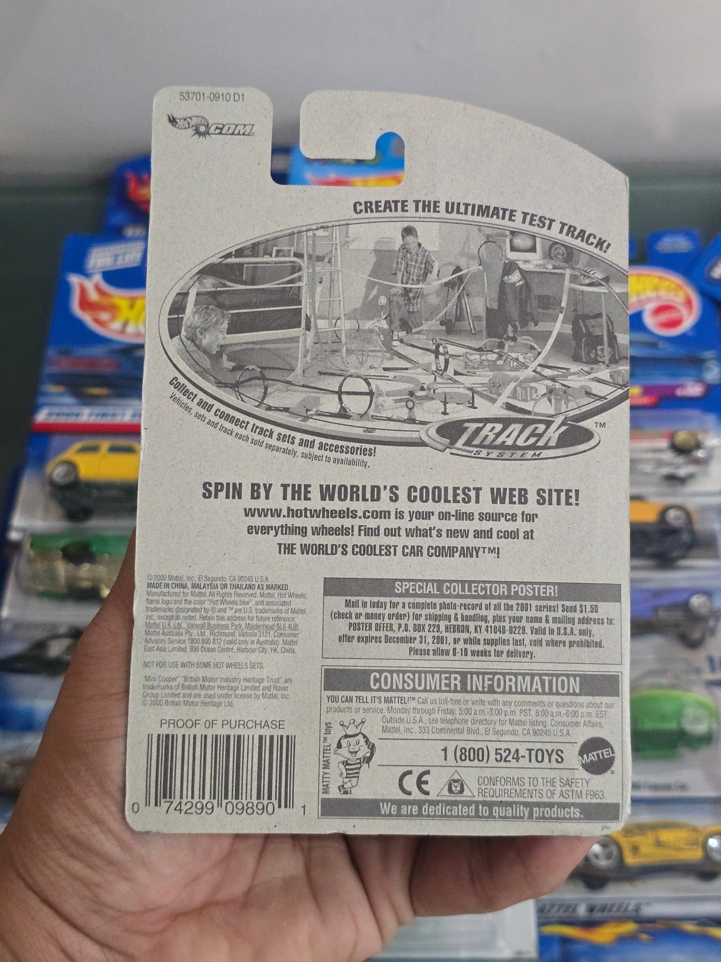 Hot Wheels Old Mini Cooper - Collector No. 158 - Kinder Logs