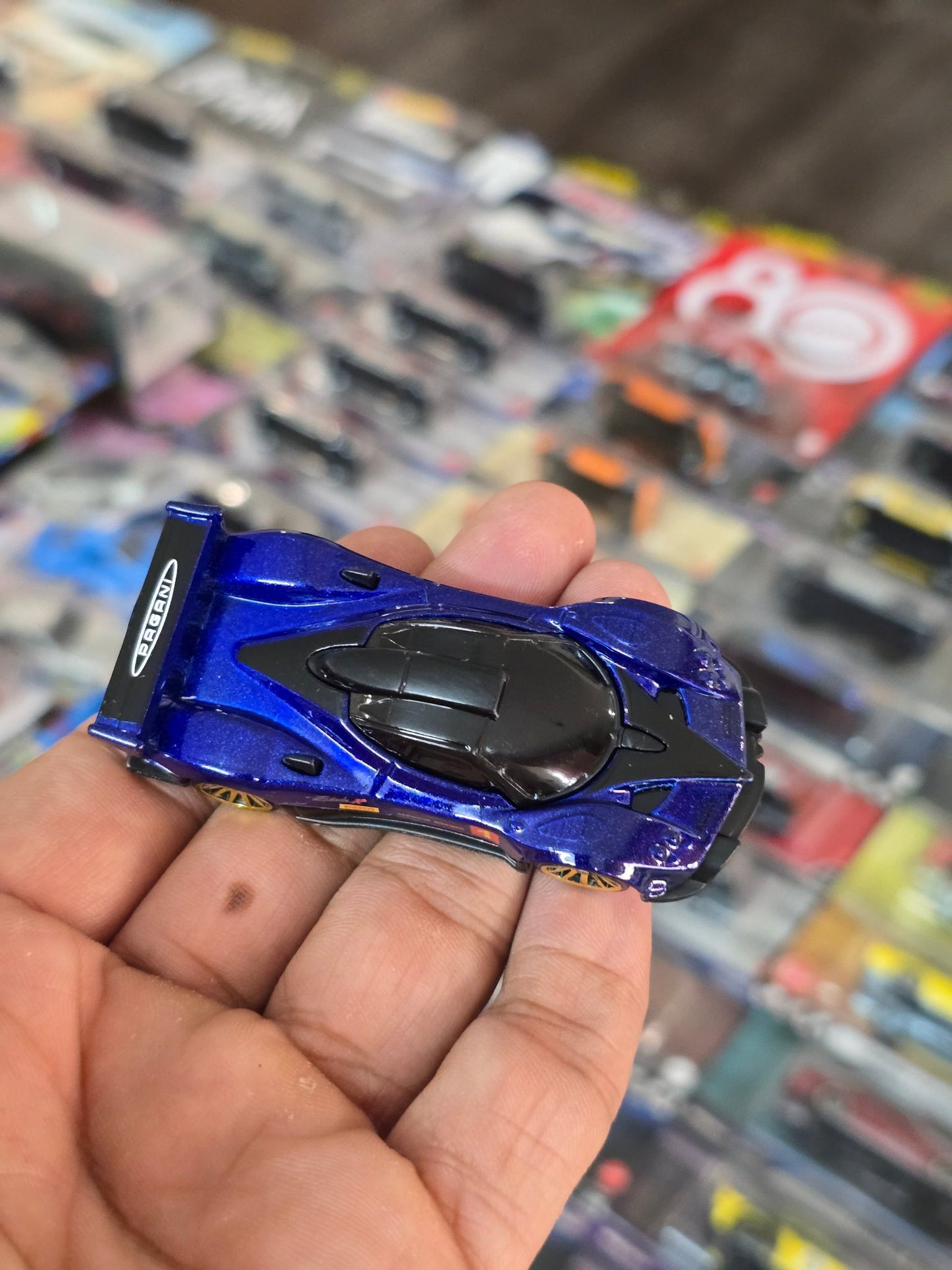 Hot Wheels Pagani Zonda R - Blue (Uncarded) - Kinder Logs
