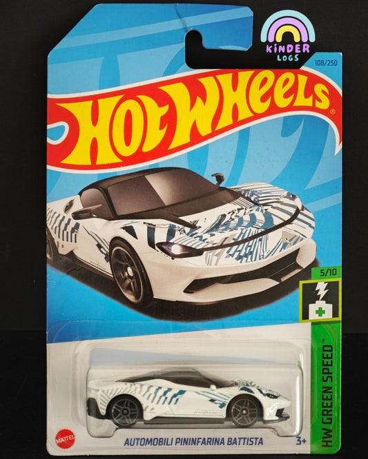 Hot Wheels Pininfarina Battista Supercar - Kinder Logs
