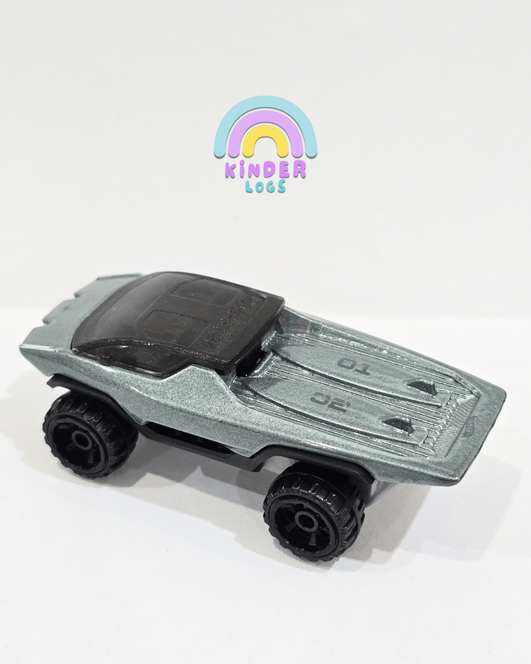 Hot Wheels Polestar TRX - Grey (Uncarded - New) - Kinder Logs