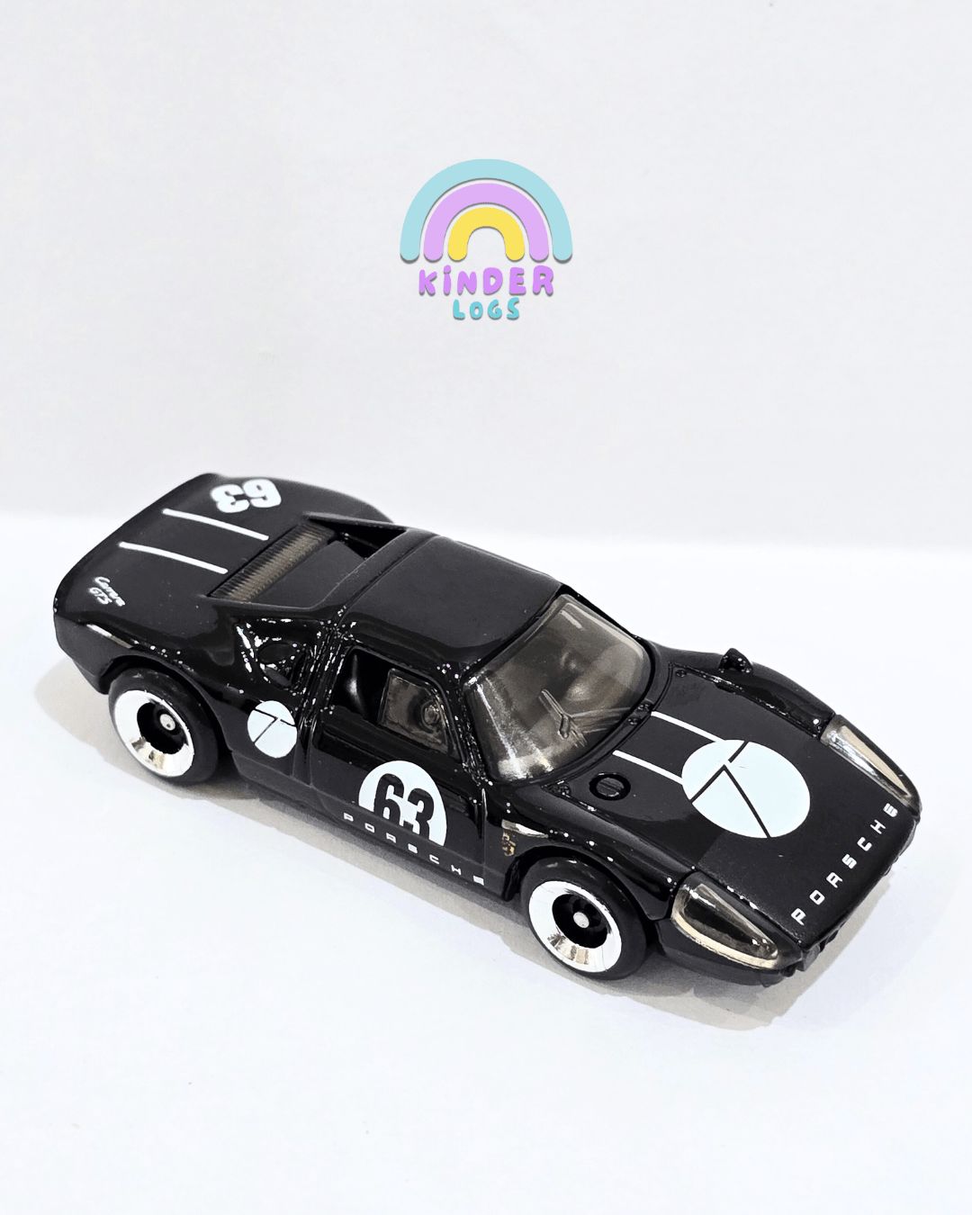 Hot Wheels Porsche 904 Carrera GTS - Black (Uncarded) - Kinder Logs