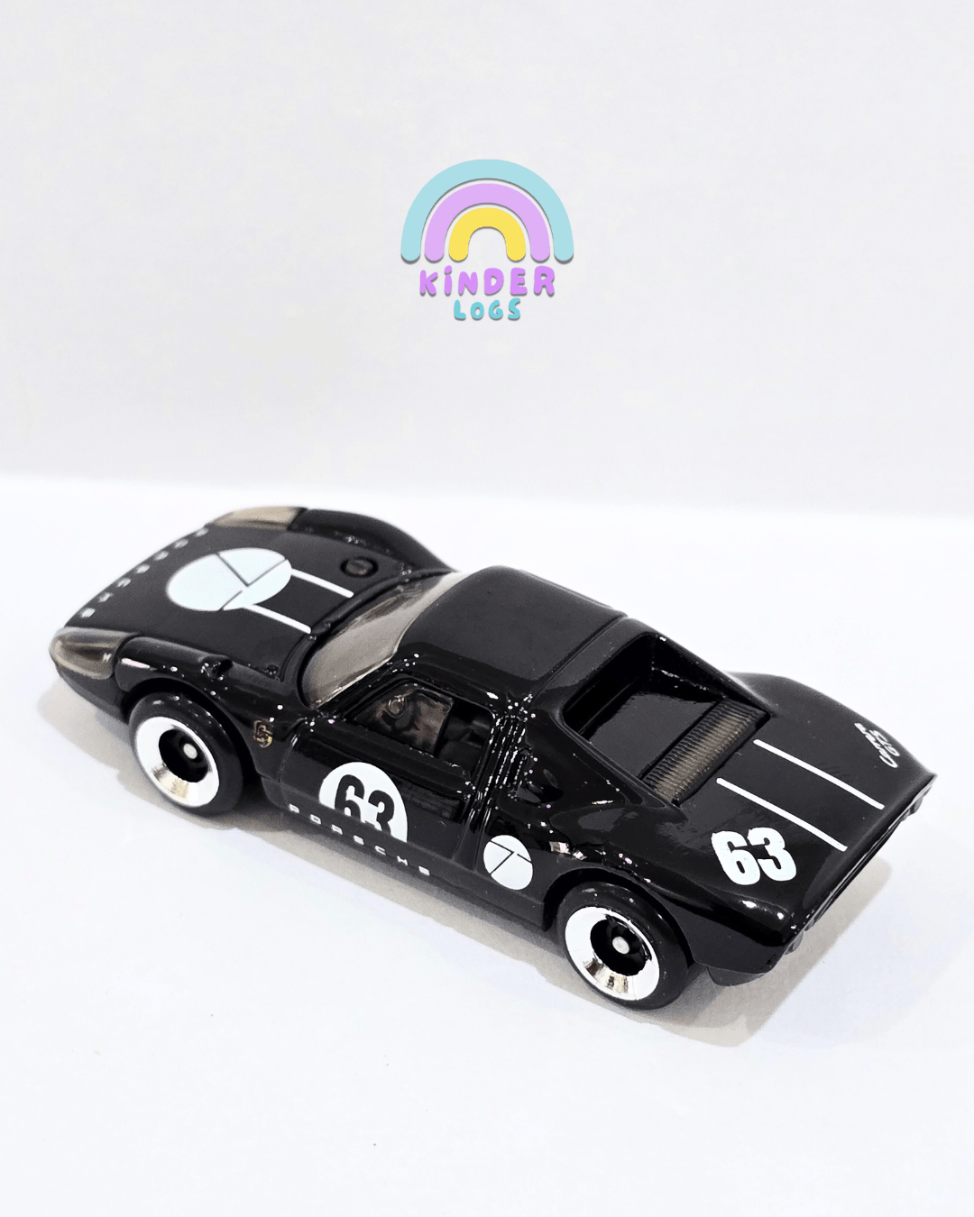 Hot Wheels Porsche 904 Carrera GTS - Black (Uncarded) - Kinder Logs