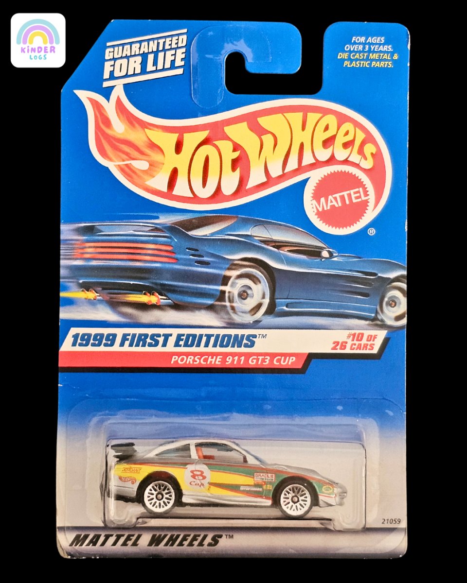 Hot Wheels Porsche 911 GT3 Cup - 1999 First Editions - Kinder Logs