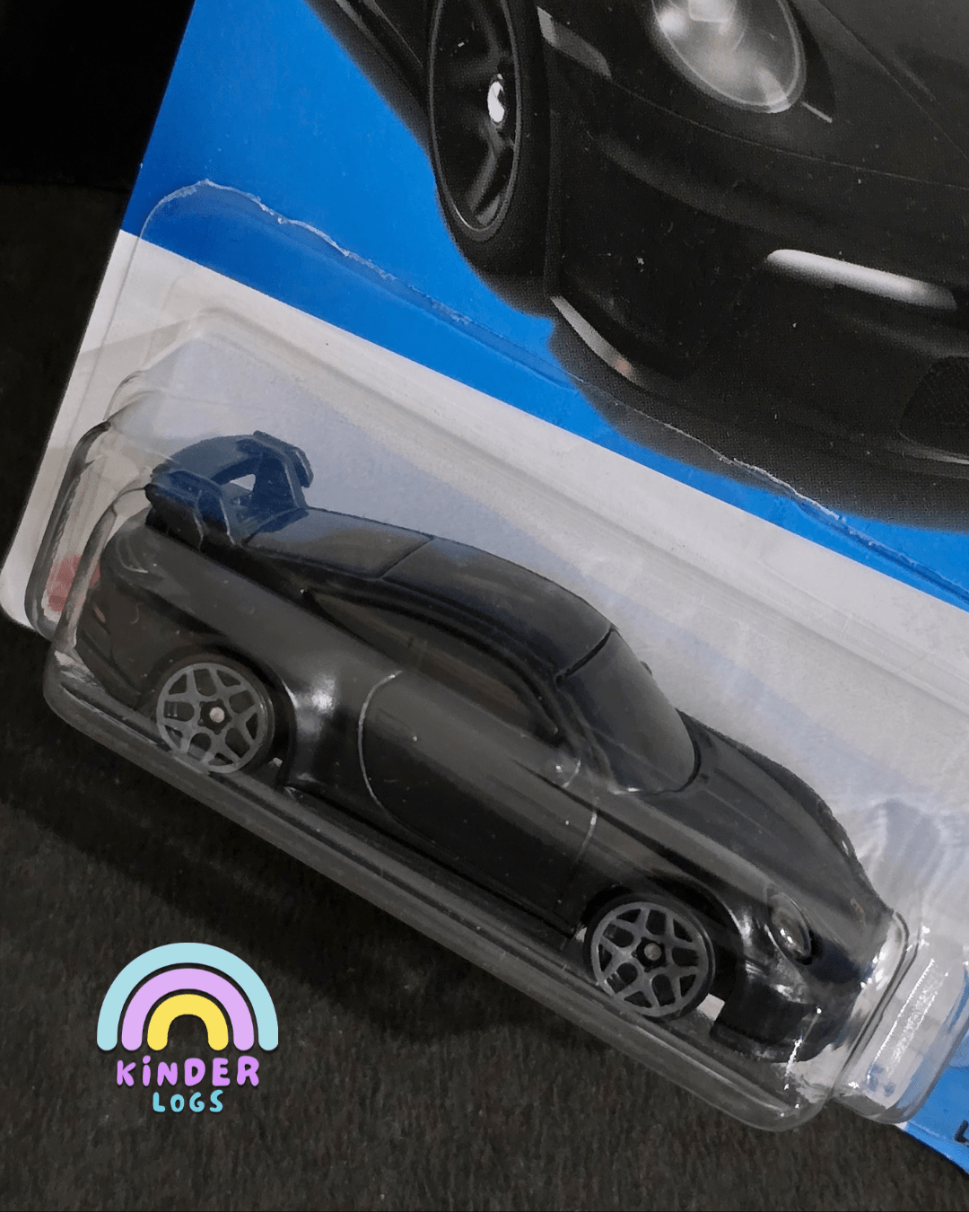 Hot Wheels Porsche 911 GT3 - Rare Black Color (Imported) - Kinder Logs