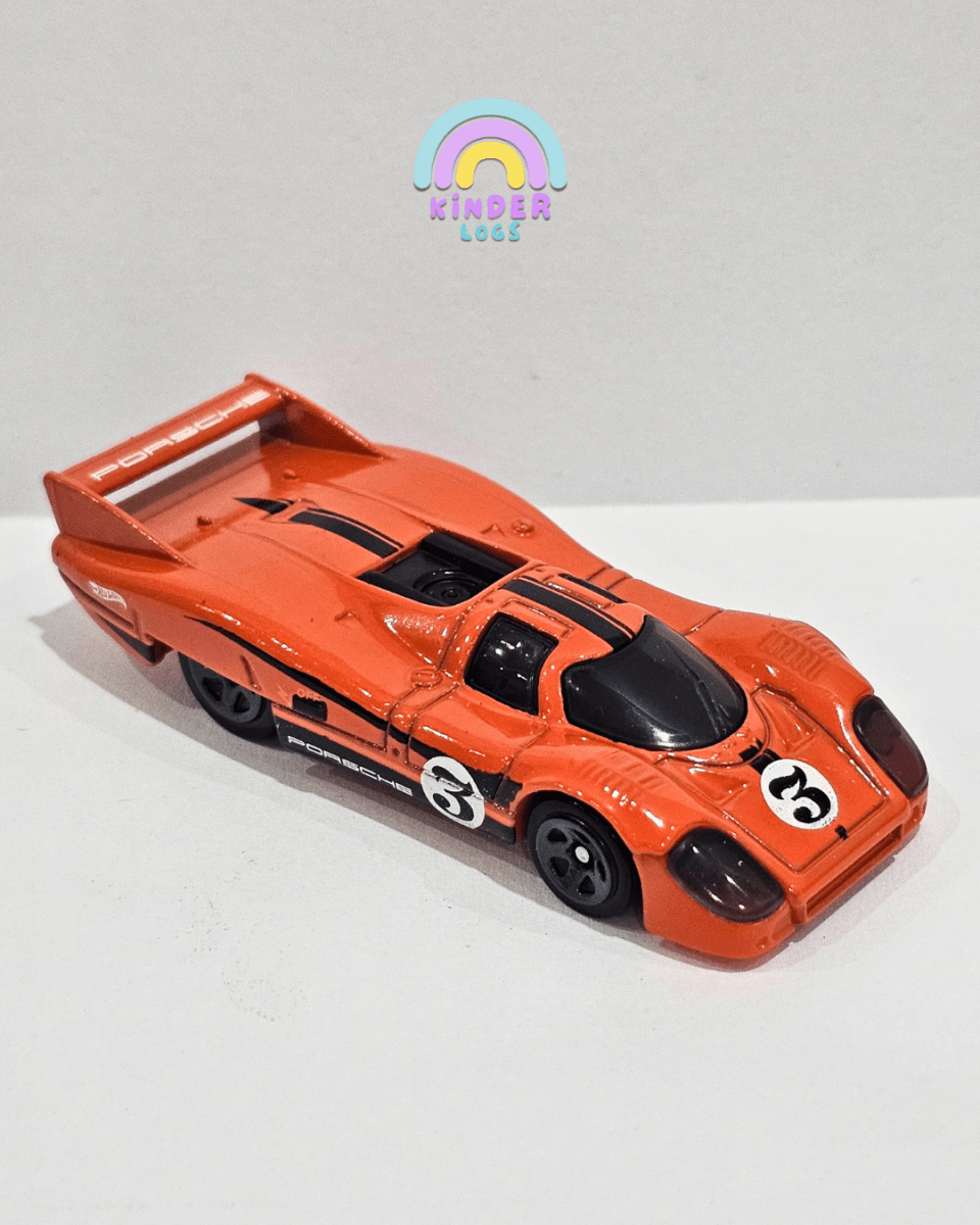 Hot Wheels Team Transport Fleet Flyer With '18 Porsche 917 LH - 1:64 Scale Premium Collector Car & Transporter