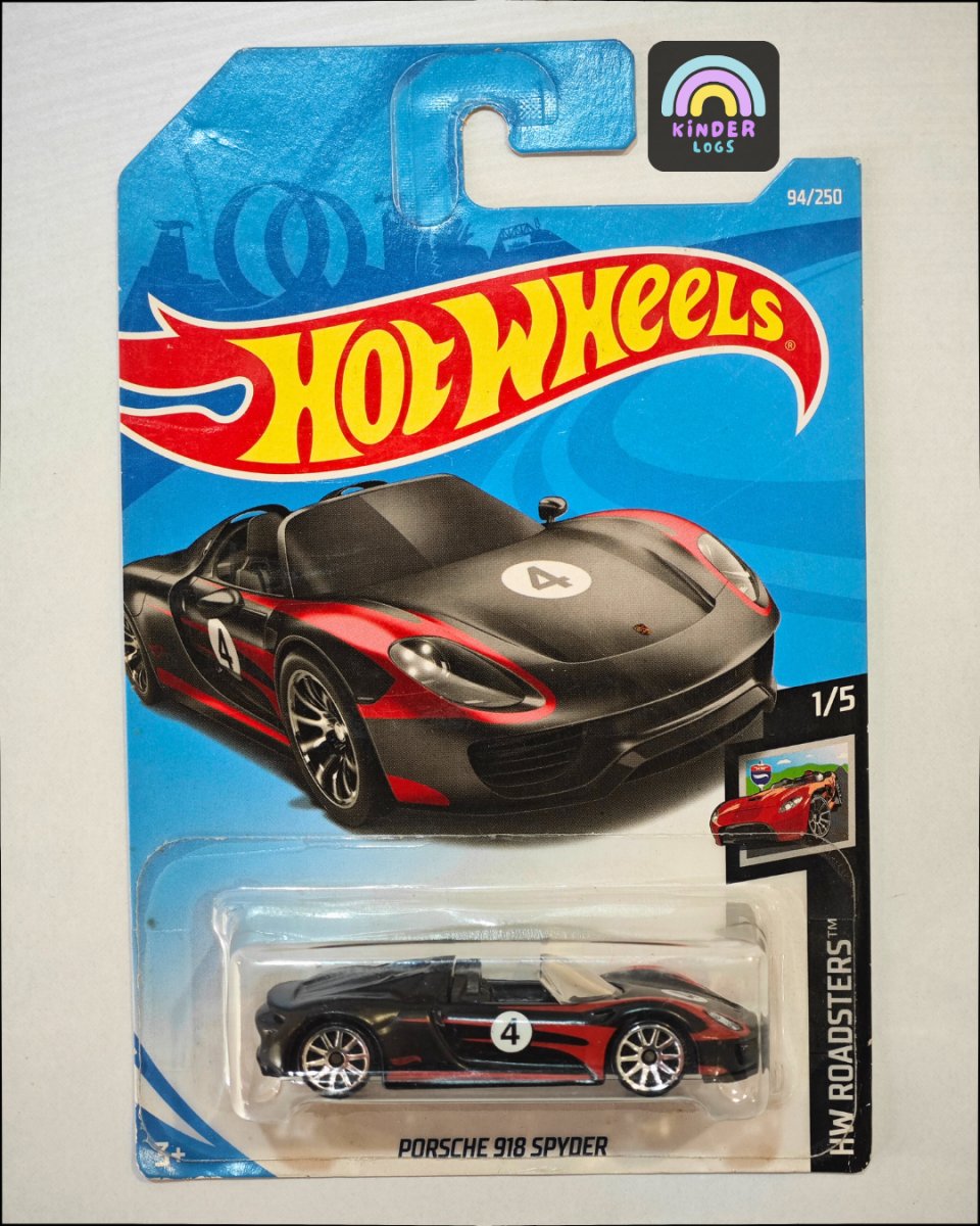 Hot Wheels Porsche 918 Spyder - Kinder Logs