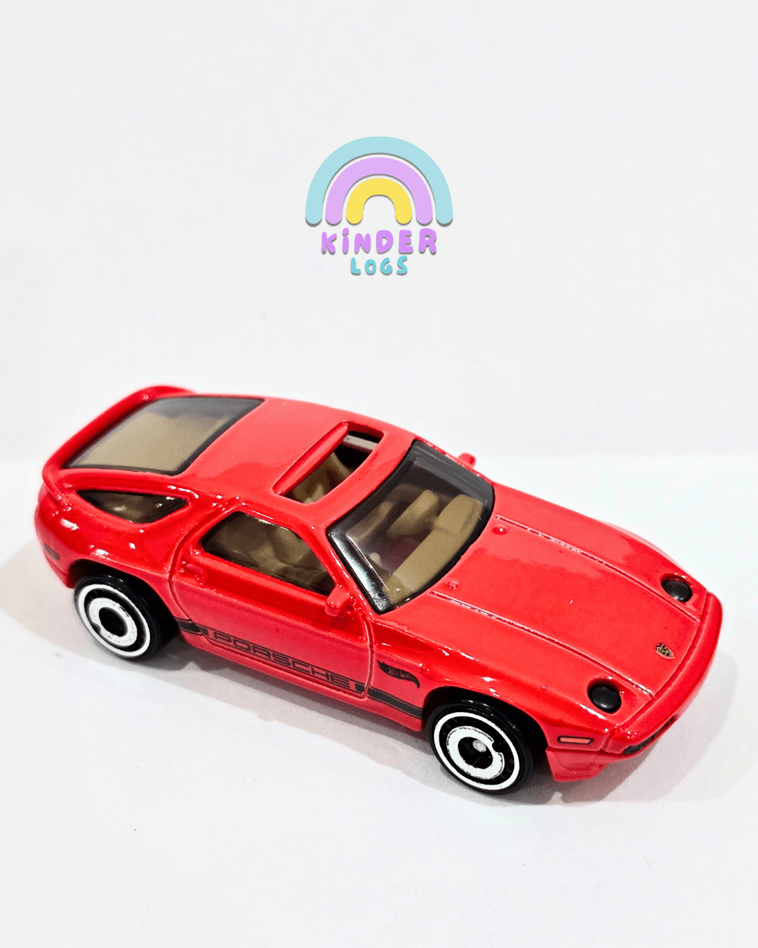 Hot Wheels Porsche 928S - Red (Uncarded - New) - Kinder Logs