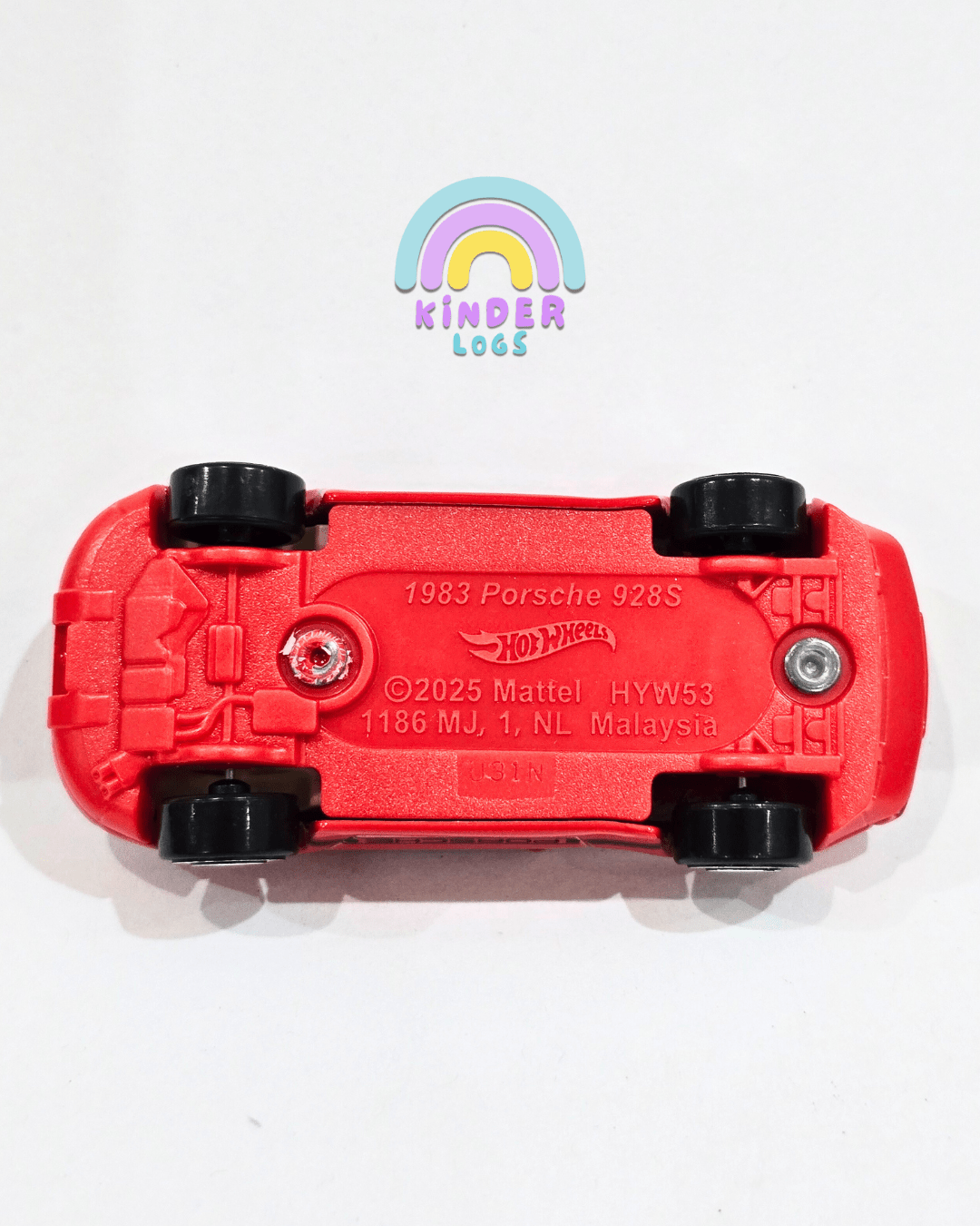 Hot Wheels Porsche 928S - Red (Uncarded - New) - Kinder Logs