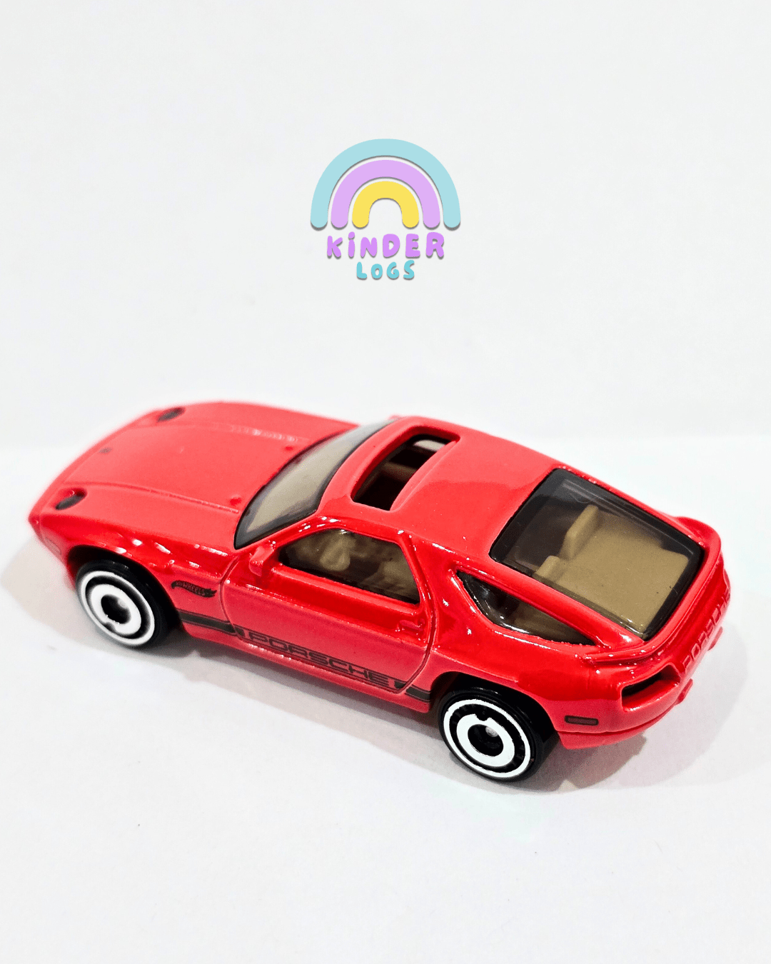 Hot Wheels Porsche 928S - Red (Uncarded - New) - Kinder Logs