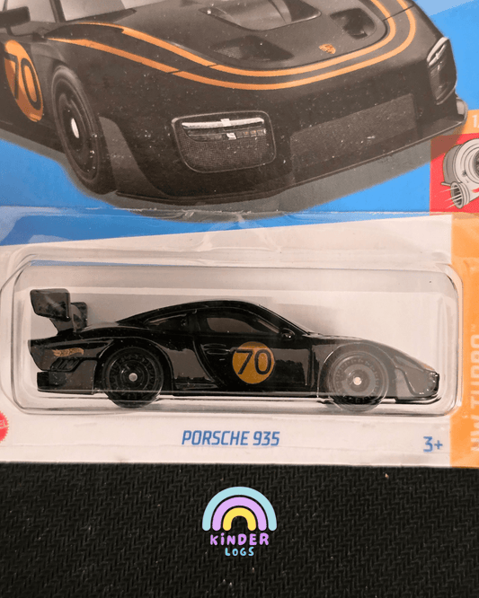 Hot Wheels Porsche 935 - Black 70 (Imported) - Kinder Logs