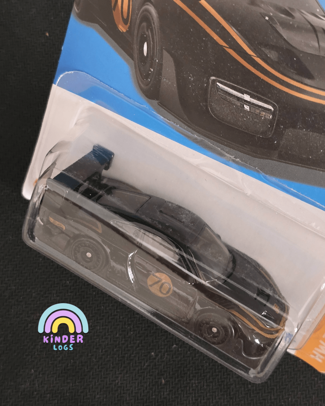 Hot Wheels Porsche 935 - Black 70 (Imported) - Kinder Logs