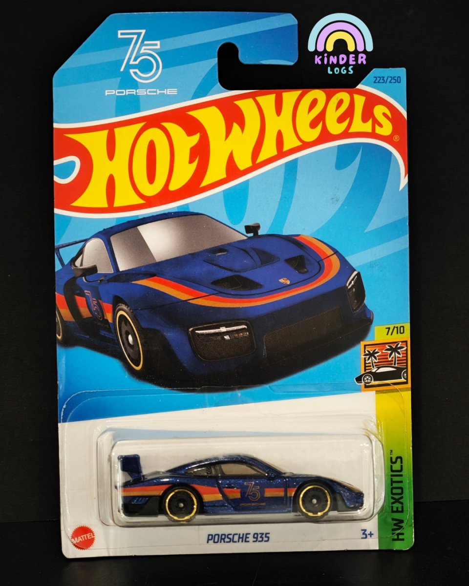 Hot Wheels Porsche 935 Race Car - Kinder Logs