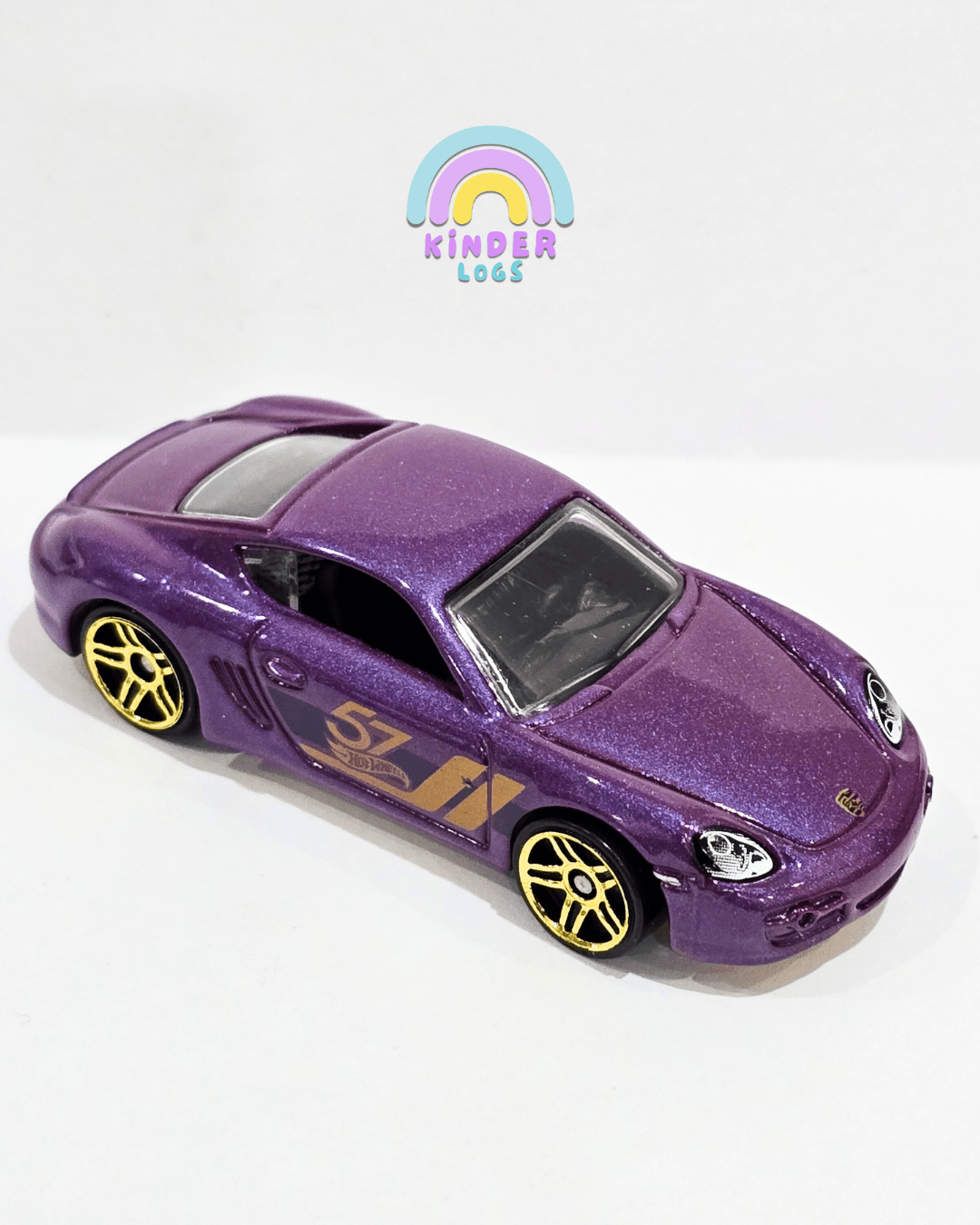 Hot Wheels Porsche Cayman S - 57th Anniversary (Uncarded) - Kinder Logs
