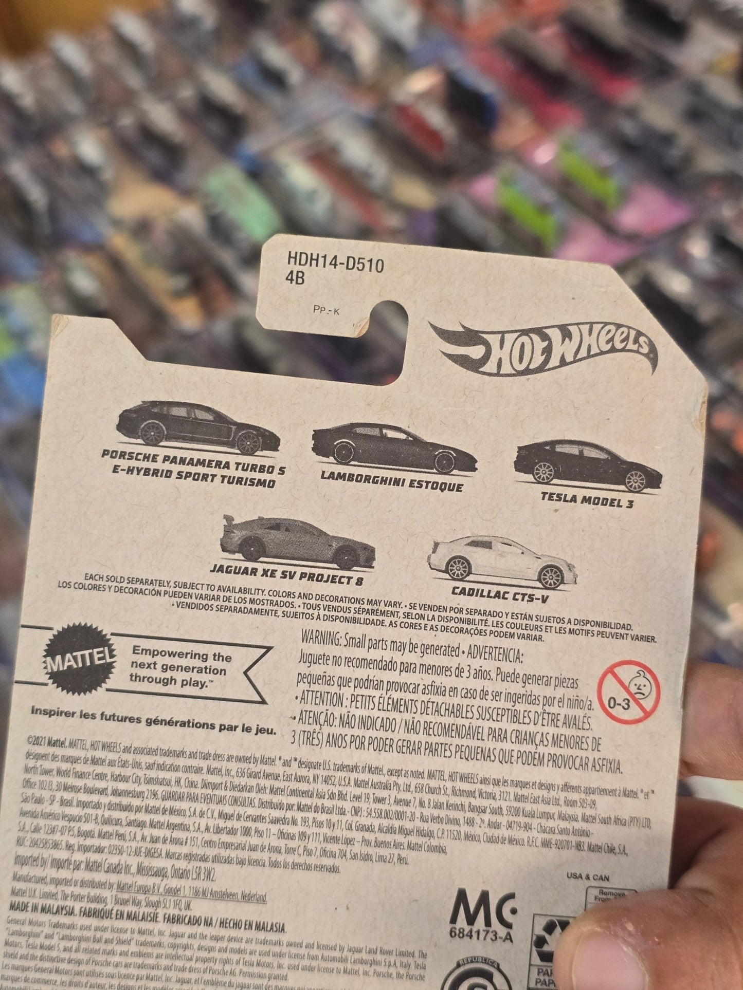 Hot Wheels Porsche Panamera Turbo S - Art Card (Imported) - Kinder Logs