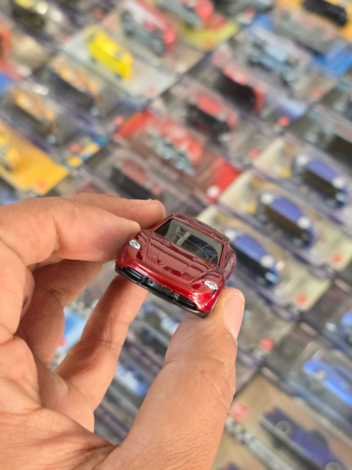 Hot Wheels Porsche Taycan Turbo S - Red (Uncarded) - Kinder Logs