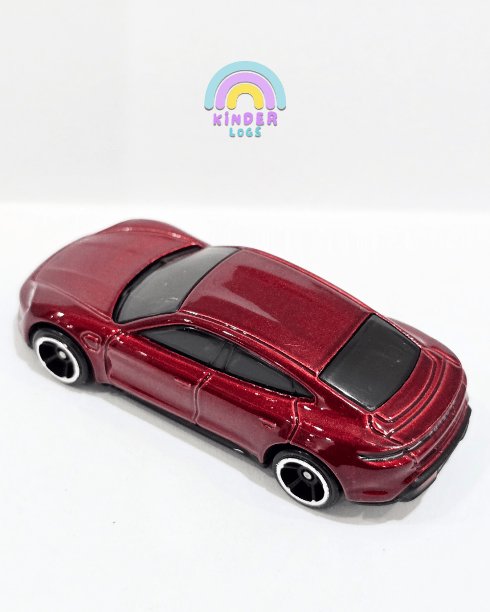 Hot Wheels Porsche Taycan Turbo S - Red (Uncarded) - Kinder Logs