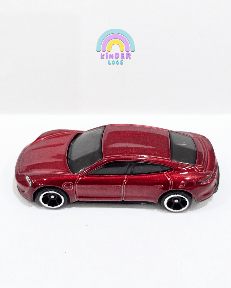 Hot Wheels Porsche Taycan Turbo S - Red (Uncarded) - Kinder Logs