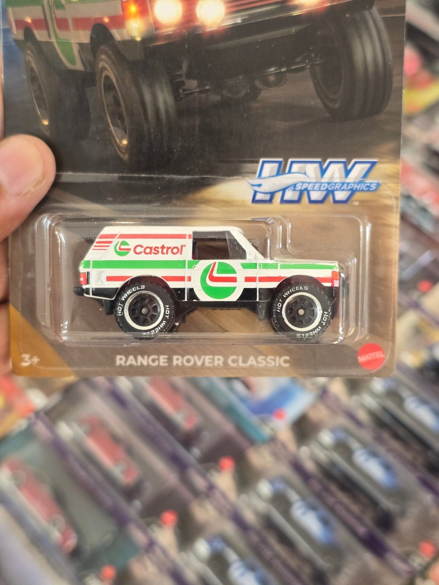 Hot Wheels Range Rover Classic Castrol Edition (Imported) - Kinder Logs