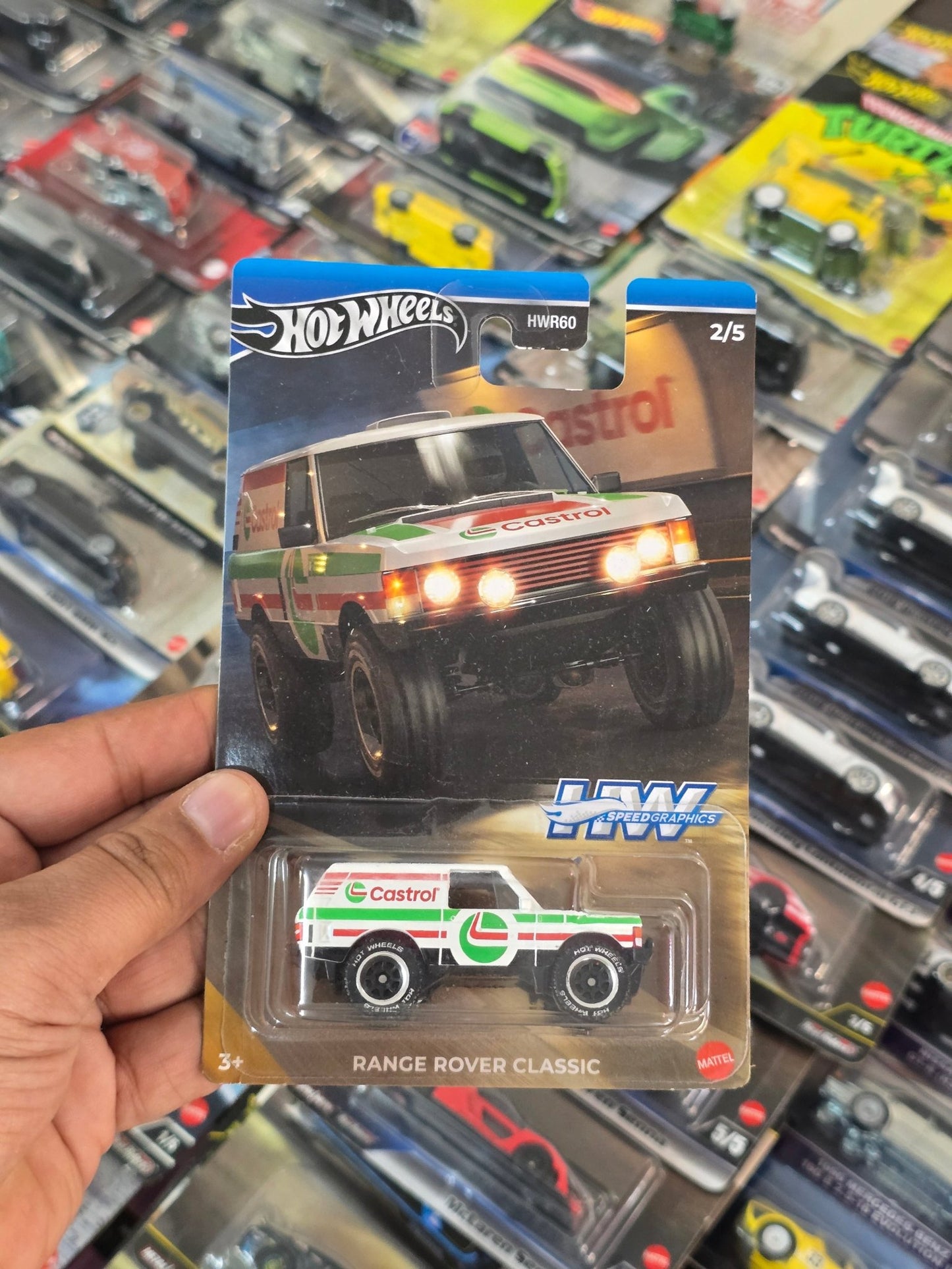 Hot Wheels Range Rover Classic Castrol Edition (Imported) - Kinder Logs