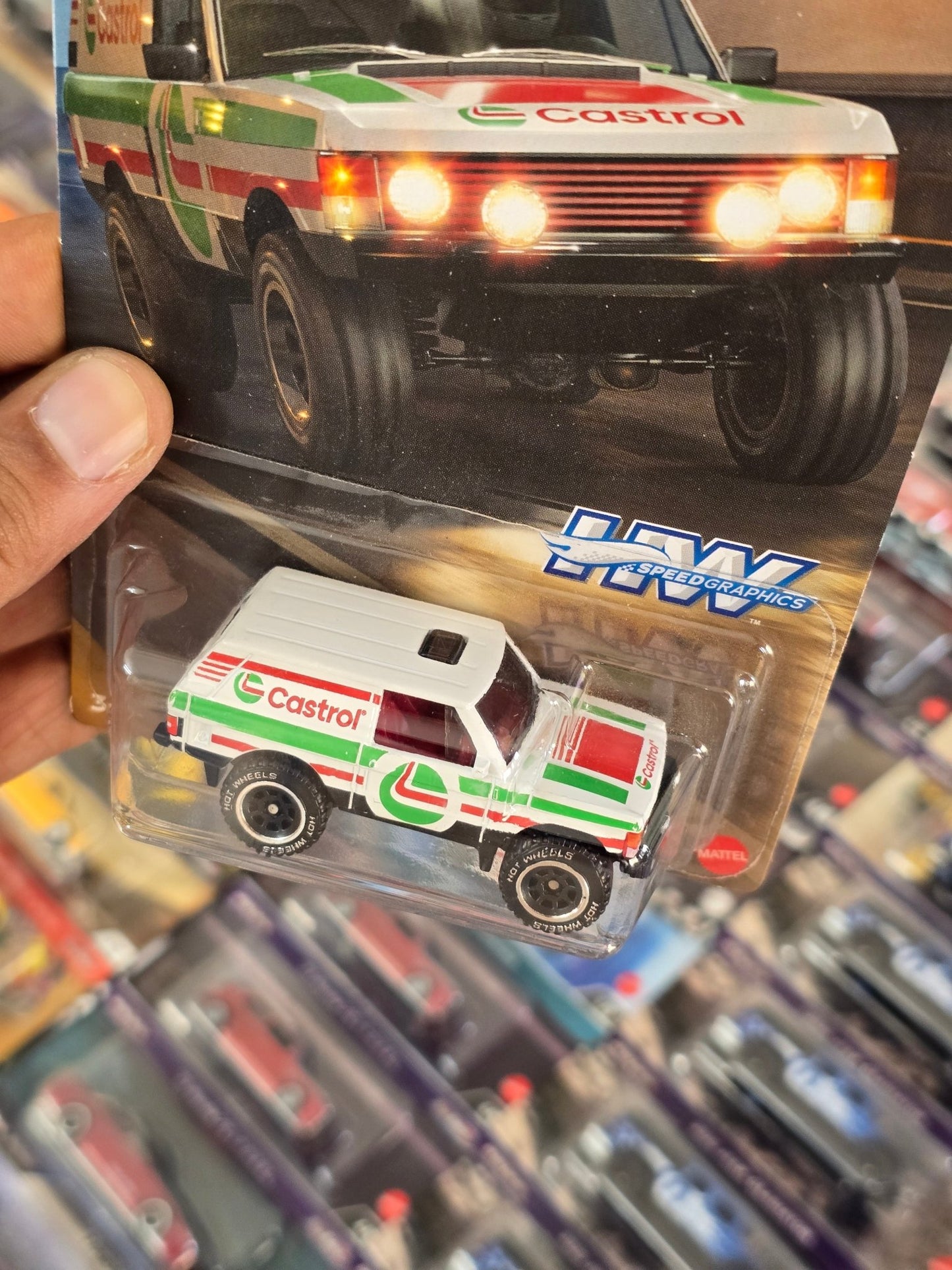 Hot Wheels Range Rover Classic Castrol Edition (Imported) - Kinder Logs