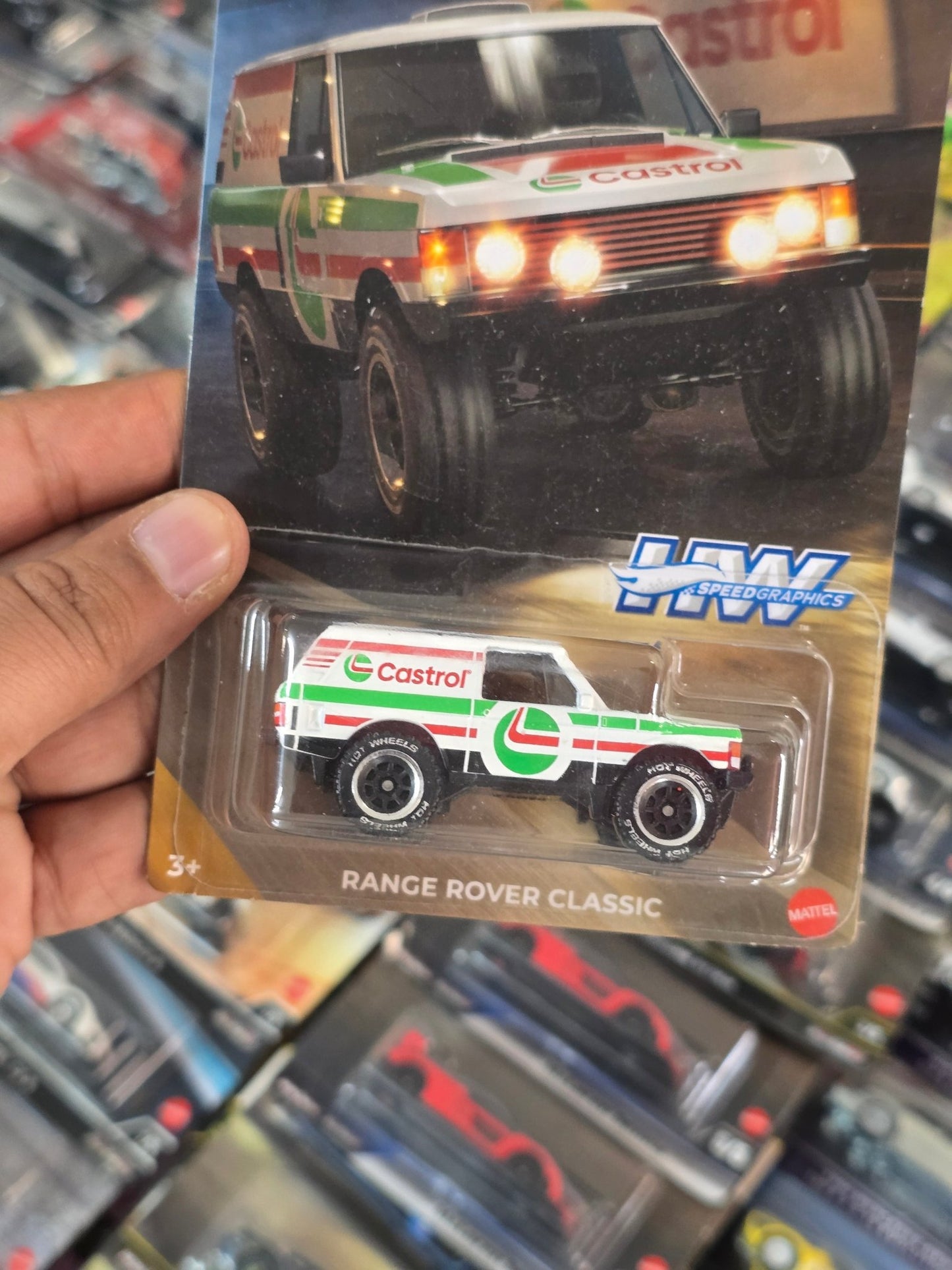 Hot Wheels Range Rover Classic Castrol Edition (Imported) - Kinder Logs
