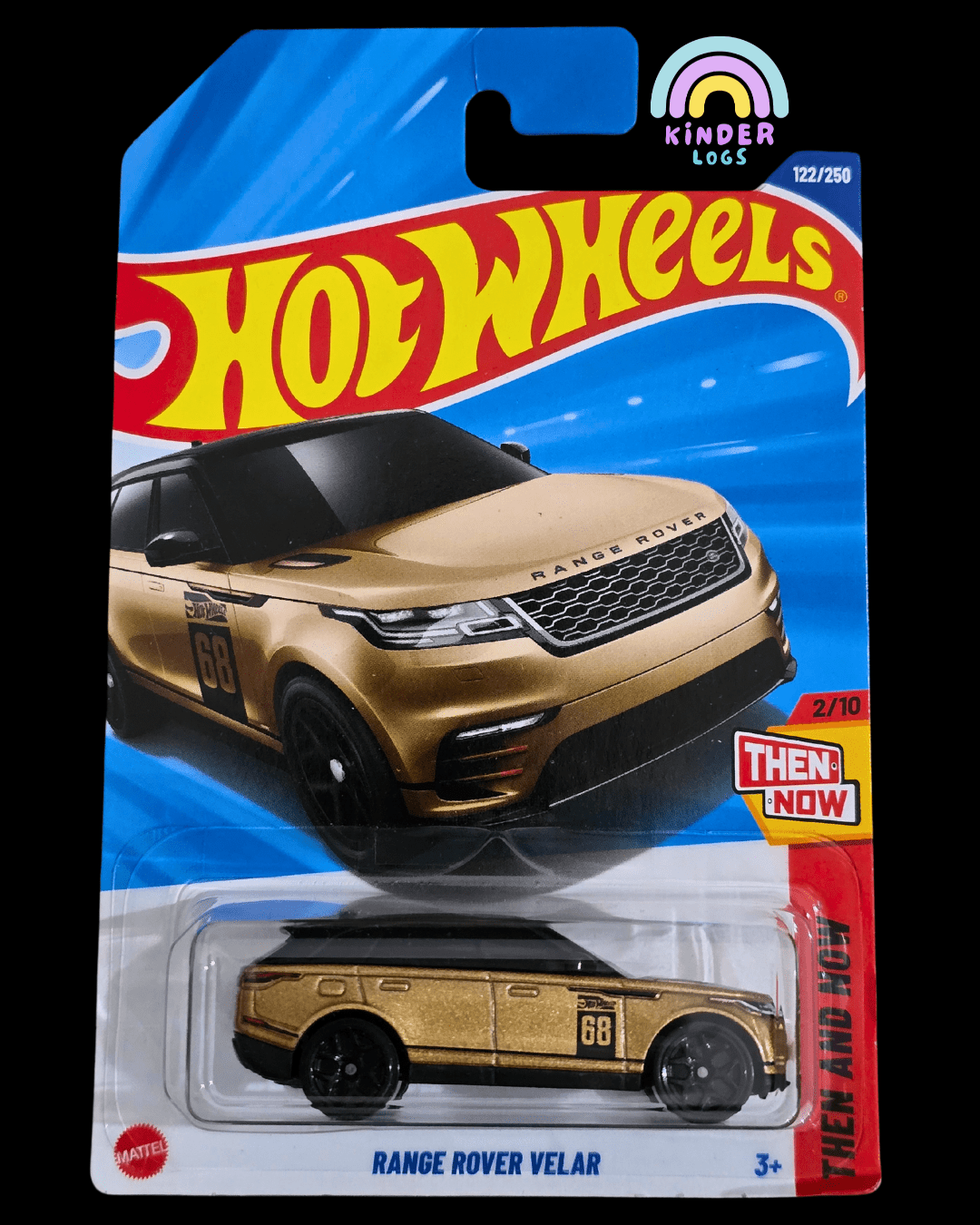 Hot Wheels Range Rover Velar 68 Edition - Gold (Imported) - Kinder Logs