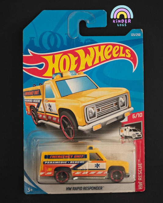 Hot Wheels Rapid Responder Emergency Unit - Kinder Logs
