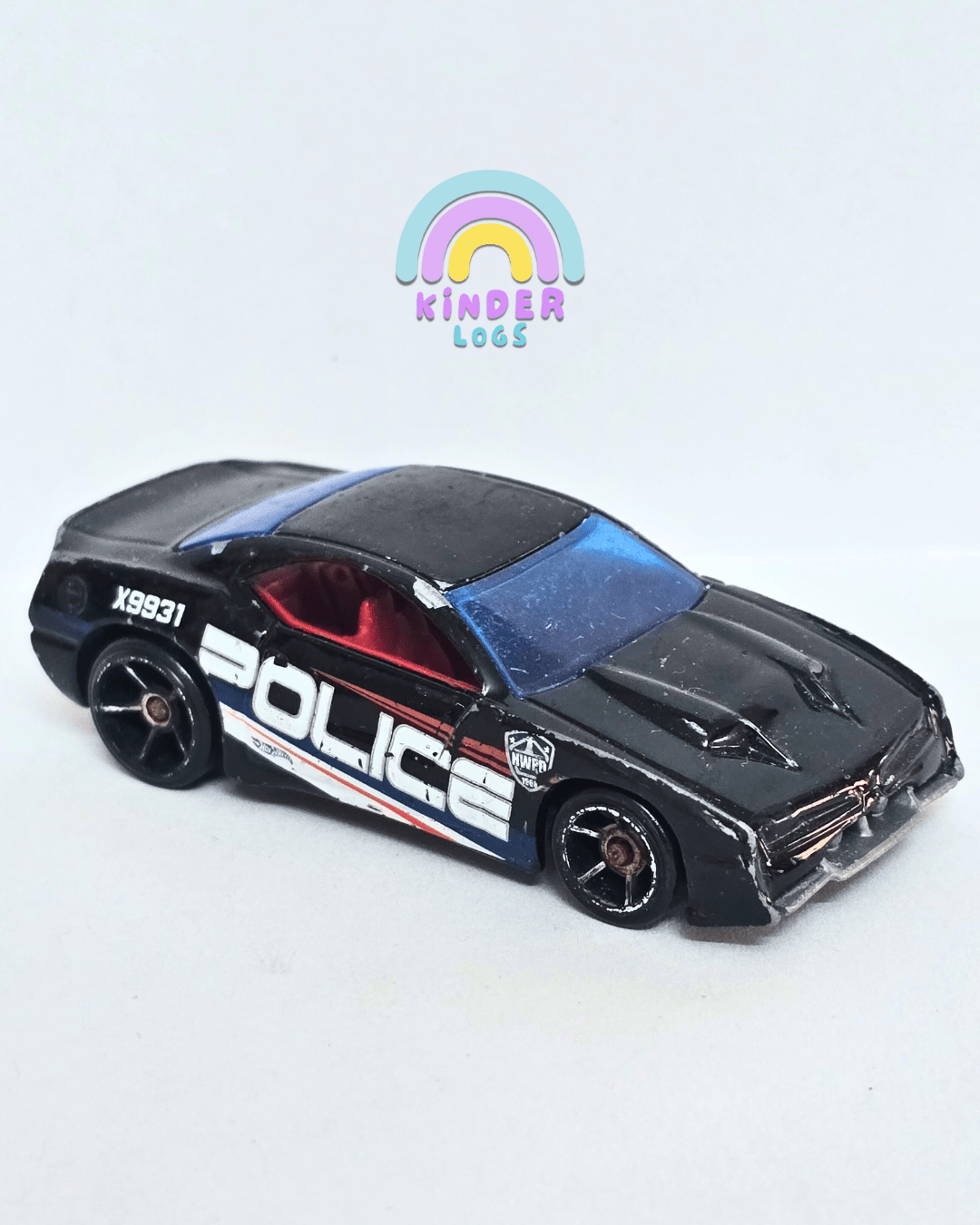 Hot Wheels Rapid Transit Police Car (Pre - Owned Car) - Kinder Logs