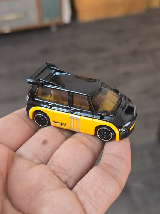 Hot Wheels Renault Espace F1 - Black (Uncarded - New) - Kinder Logs