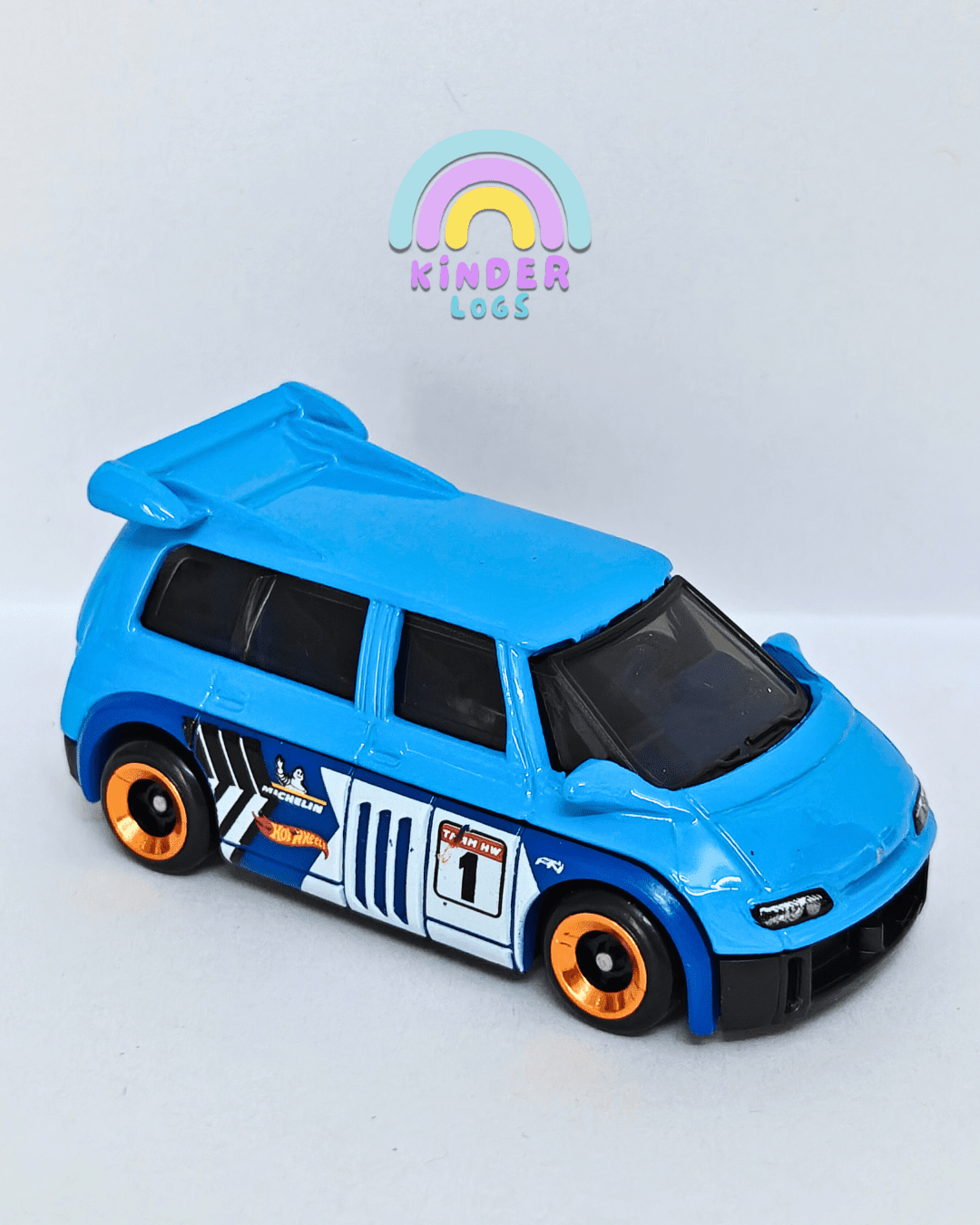 Hot Wheels Renault Espace F1 - Blue (Uncarded - New) - Kinder Logs