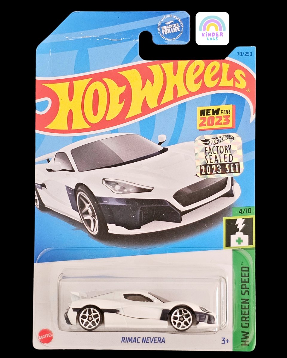 Hot Wheels Rimac Revera - Factory Sealed - Kinder Logs