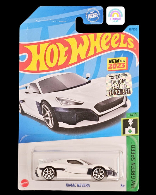 Hot Wheels Rimac Revera - Factory Sealed - Kinder Logs