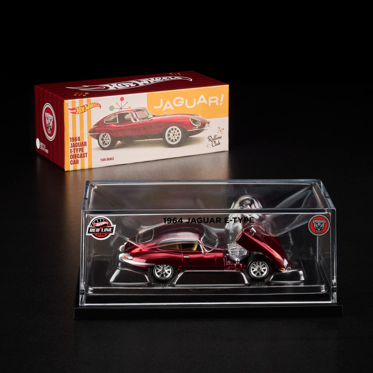 Hot Wheels RLC Exclusive 1964 Jaguar E-Type - Kinder Logs