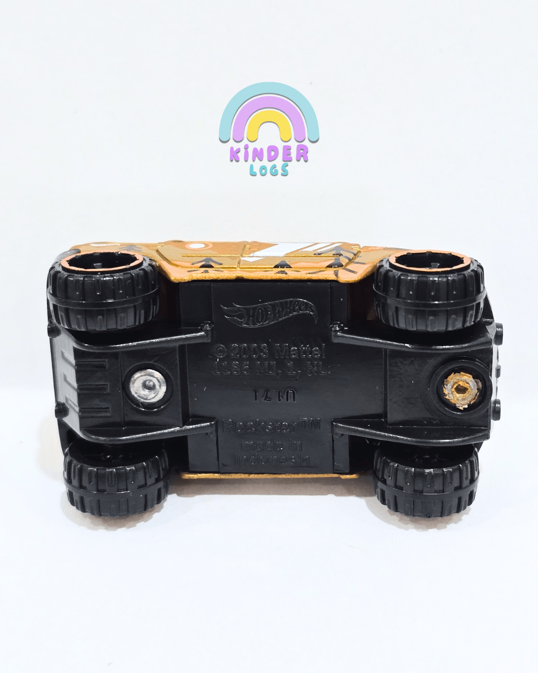 Hot Wheels Rockster - Brown (Uncarded) - Kinder Logs