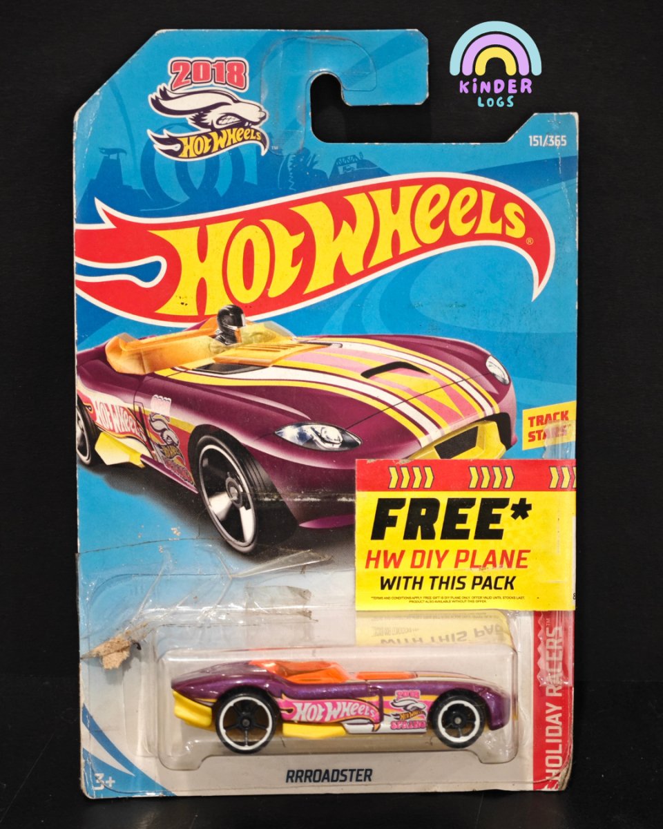 Hot Wheels RRR Roadster Car - Kinder Logs