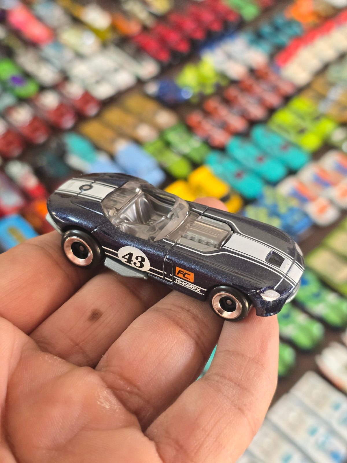 Hot Wheels RRRoadster - Dark Blue (Uncarded - New) - Kinder Logs