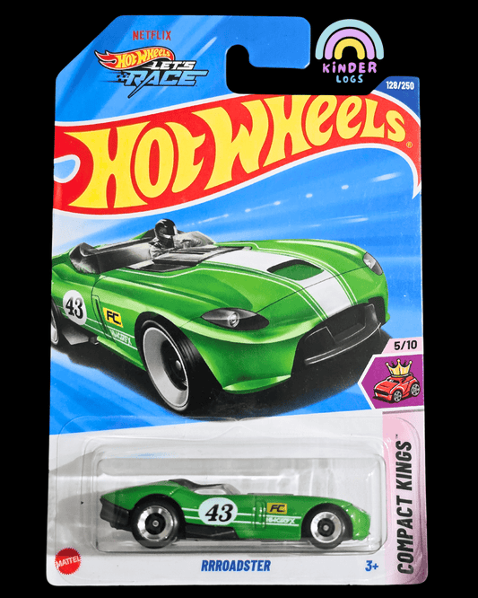 Hot Wheels RRRoadster - Green (Imported) - Kinder Logs